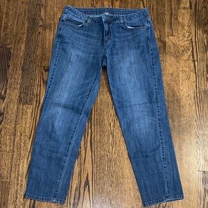 Jennifer Lopez Dark Blue Straight Leg Jeans